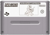Burn-In/Test Cartridge Super Nintendo US box art